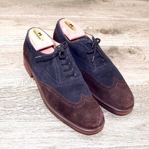 $695 Arthur Beren GRAVATI Women's 7 N Narrow Suede Oxford 4376 * add $15 Trees